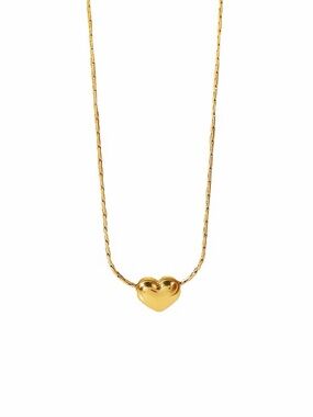 18K Gold Plated Heart Pendant Necklace